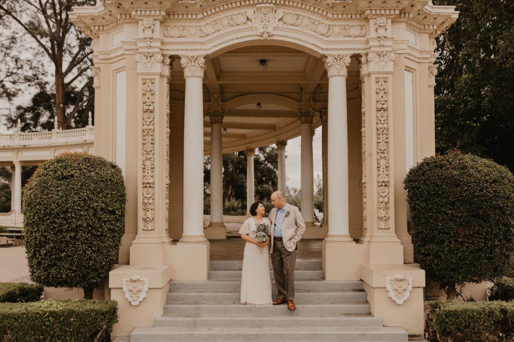 Downtown San Diego and Balboa Park Elopement