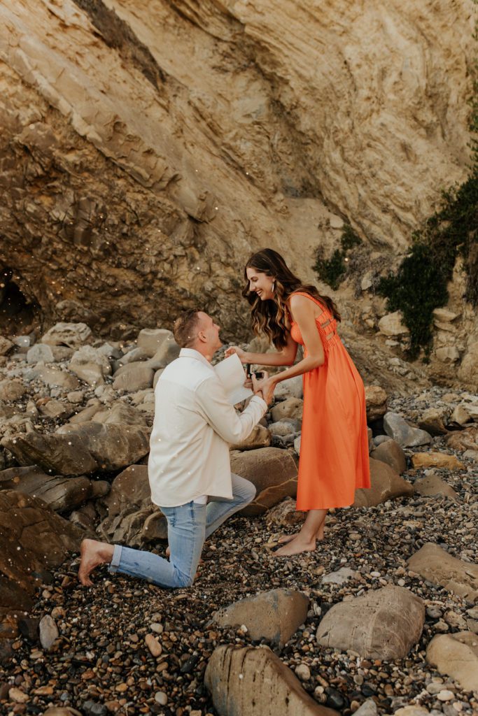 Marriage proposal in Newport Beach, CA