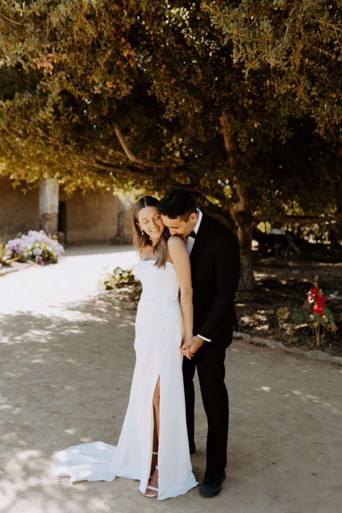 Romantic wedding photos San Juan Capistrano