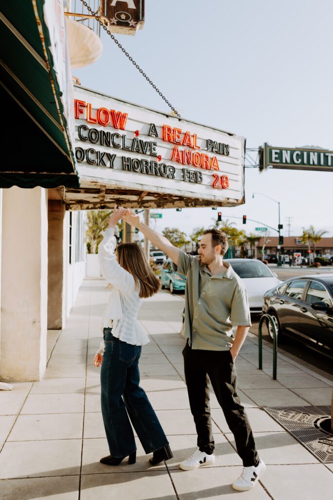 downtown encinitas engagement